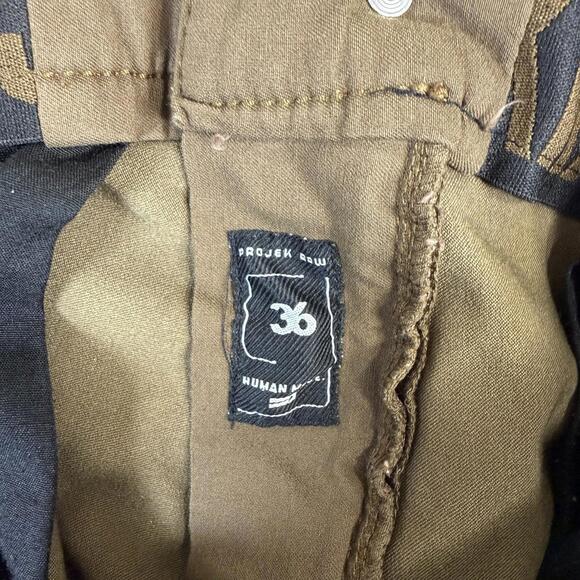 Projek Raw Pants Mens 36 Brown Slim Tapered Performance Stretch Chino - Picture 5 of 7